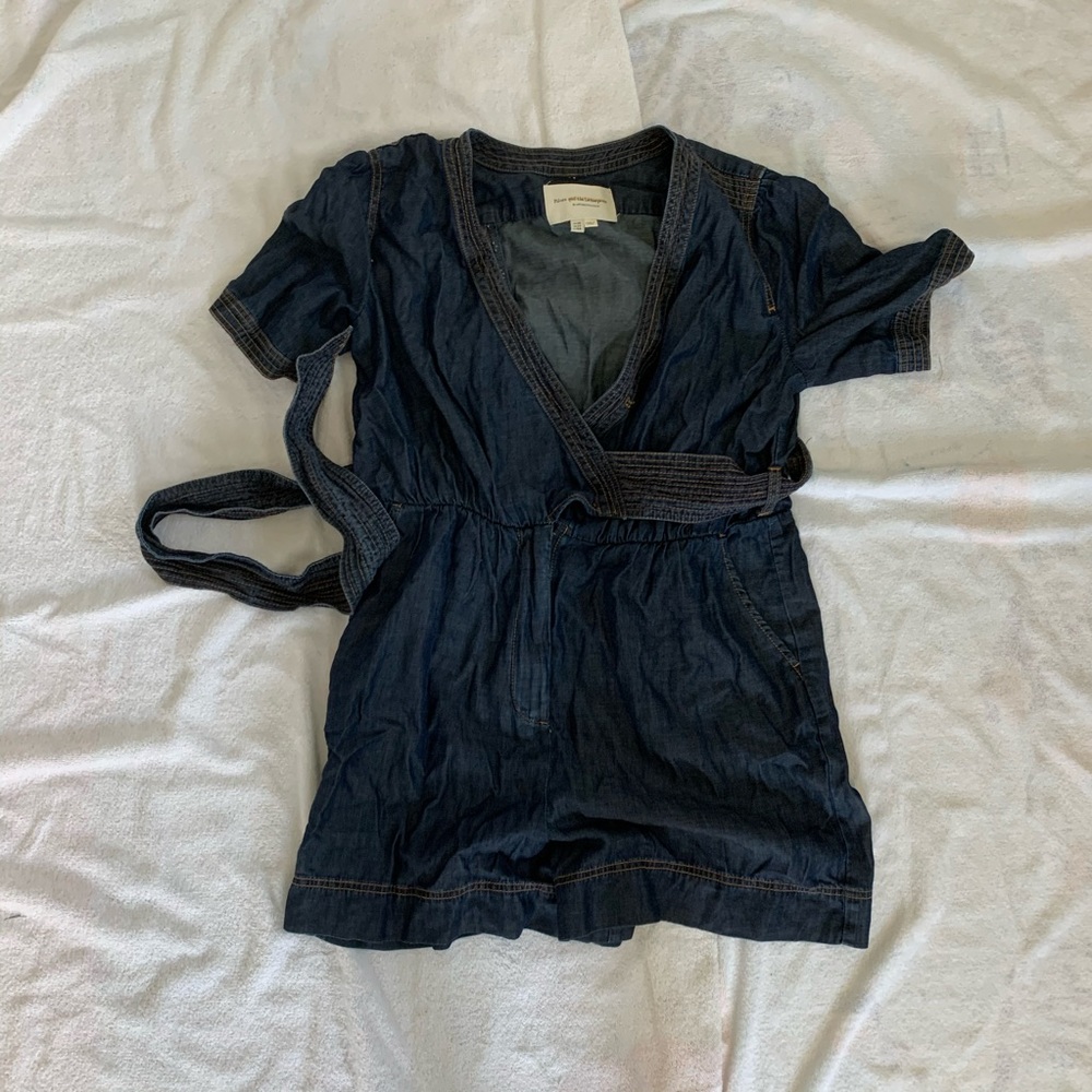 Anthropologie wrap romper